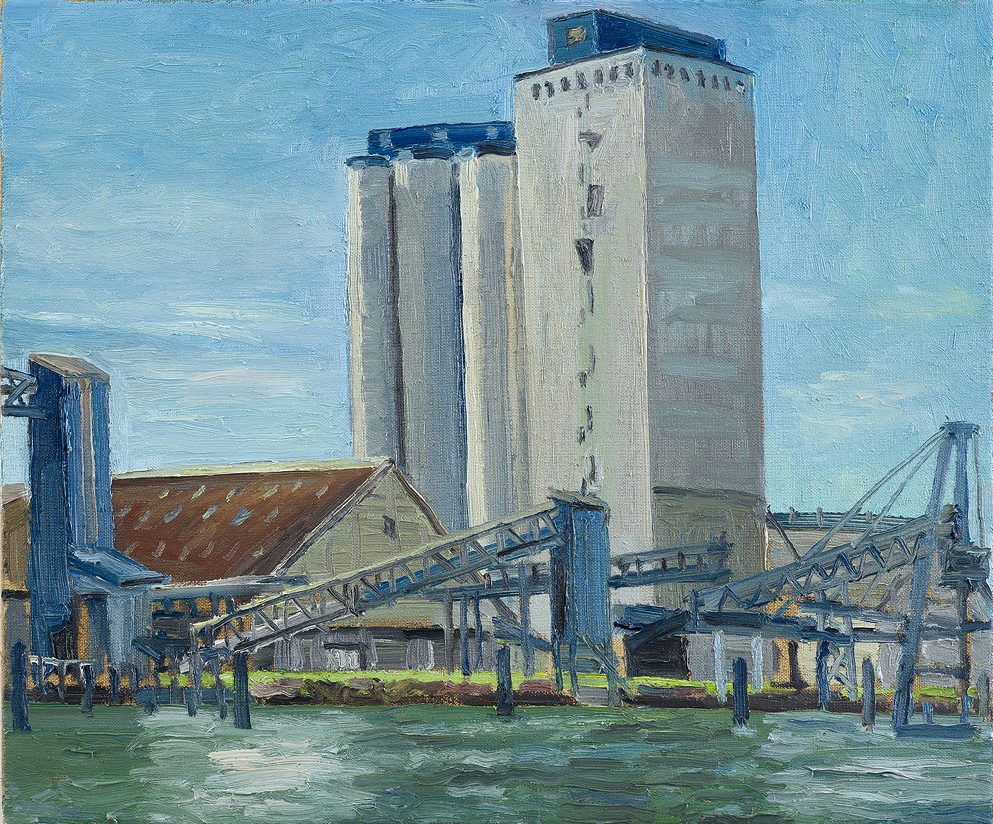  Hans_Rath_am_Rhein_Huningue_46x55cm_Oel_Lwd_2018 