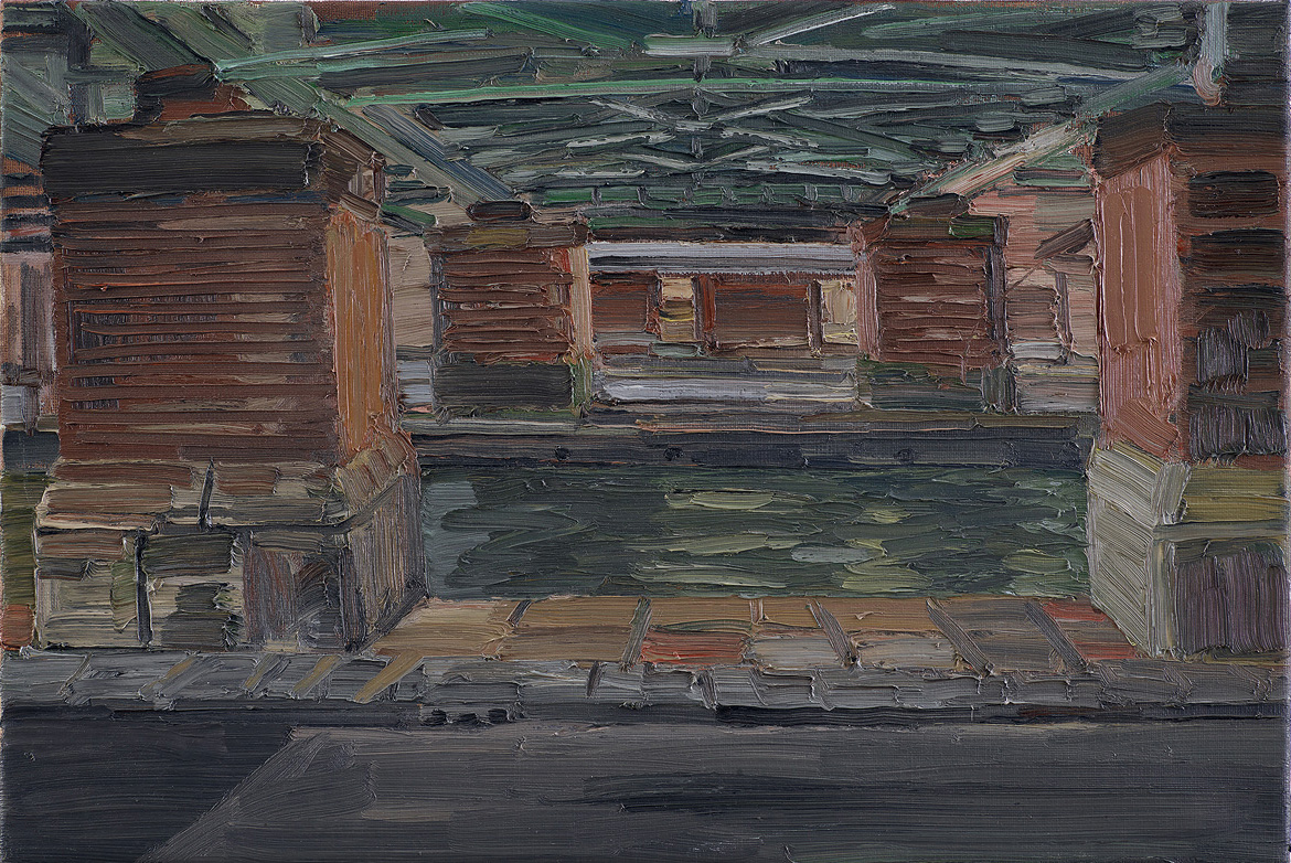  Hans_Rath_Unterfuehrung_Amsterdam_40x60cm_Oel_Lwd_2001 