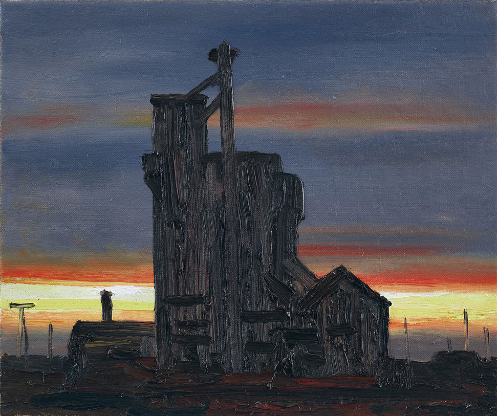  Hans_Rath_Silo_in_Texas_IV_38x46cm_Oel_Lwd_2019 
