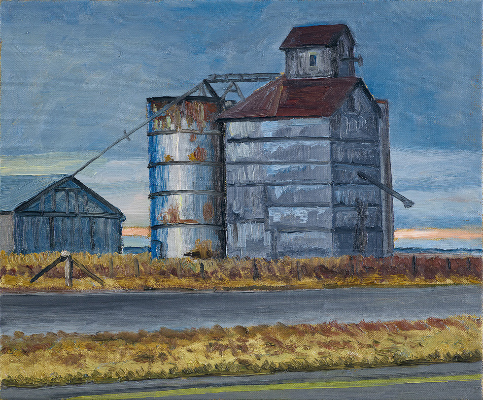  Hans_Rath_Silo_in_Texas_II_38x46cm_Oel_Lwd_2019 
