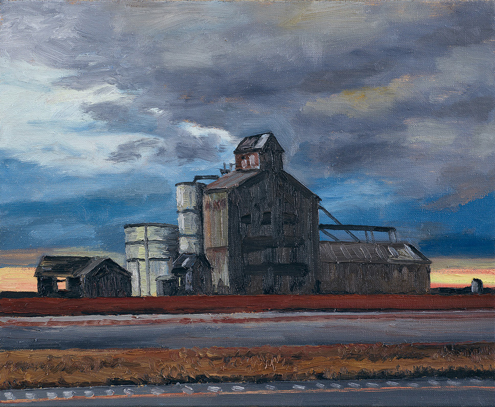  Hans_Rath_Silo_in_Texas_I_38x46cm_Oel_Lwd_2019 