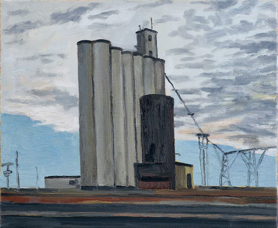  Hans_Rath_Silo_in_Texas_38x46cm_Oel_Lwd_2019 