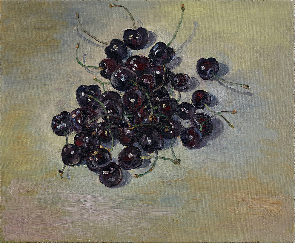  Hans_Rath_Kirschen_38x46cm_Oel_Lwd_2019 