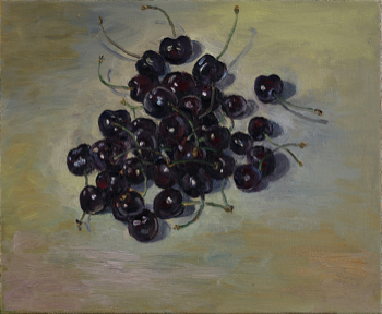  Hans_Rath_Kirschen_38x46cm_Oel_Lwd_2019 